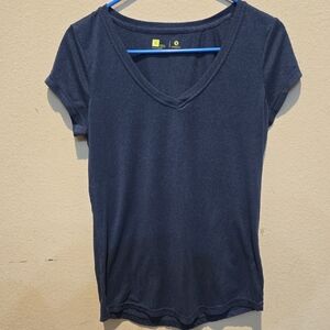 Xersion Blue Fitted Cuffed Sleeve T-Shirt